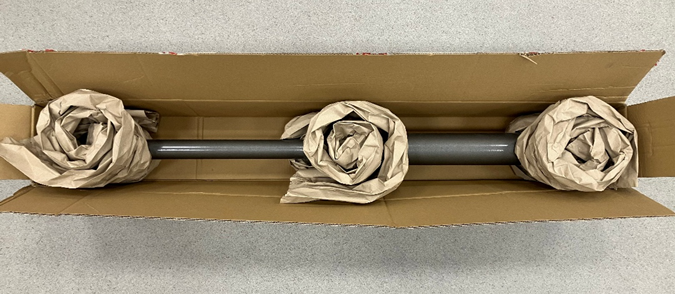 Ranpak-PadPak紙墊緩衝系統 - 致動器包裝成功轉型案例- 資材成本降低 67%