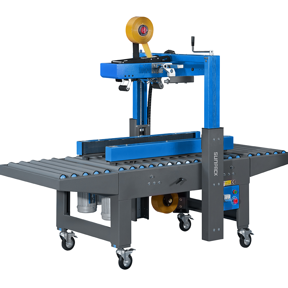 TPK-CRL355 重型自動封箱機 | 竣品國際 - 高效率上下皮帶驅動包裝方案