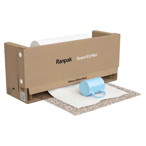 Ranpak Geami EX Mini 蜂巢紙便利盒-標準款：取代氣泡袋的環保防護包裝，提升品牌質感與包裝效率