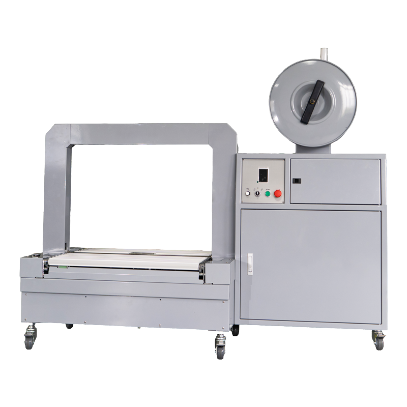 Q8-LA 全自動低床滾筒打包機 | 鋁合金動力輸送 | 對接低位產線包裝方案