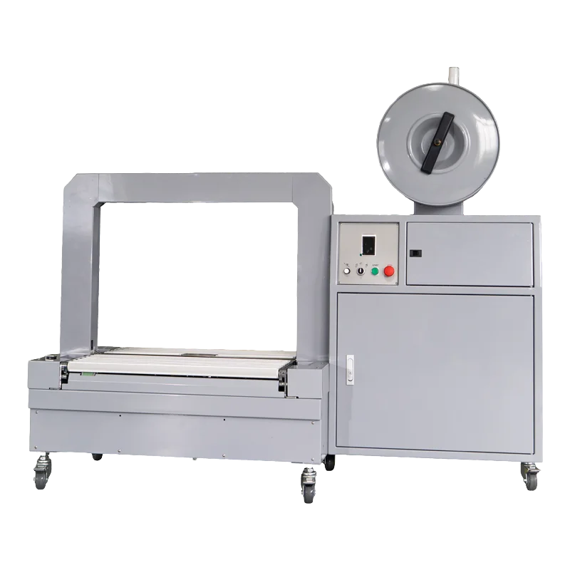 Q8-LA 全自動低床滾筒打包機 | 鋁合金動力輸送 | 對接低位產線包裝方案