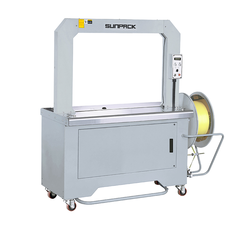 Q8 高速全自動打包機 | 支援 0.35mm 超薄帶省成本 | 24H 連續運轉包裝方案