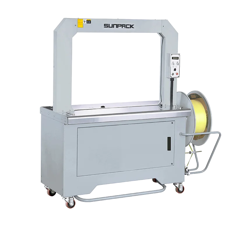 Q8 高速全自動打包機 | 支援 0.35mm 超薄帶省成本 | 24H 連續運轉包裝方案