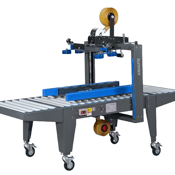 TPK-553RL 半自動封箱機｜側帶驅動設計，精準應對各類紙箱封裝