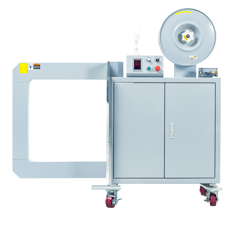 Q8Y 全自動側打式打包機 | 側面封箱防粉塵 | 支援 0.35mm 薄帶省成本