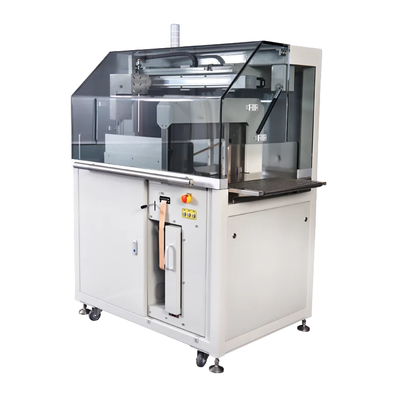 3720V-40LB 全自動束帶機：智慧長度偵測與多道綑紮的高效包裝方案