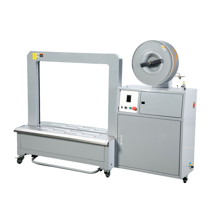 Q8L 全自動低床式打包機 | 專為重物設計 | 支援 0.35mm 薄帶省成本