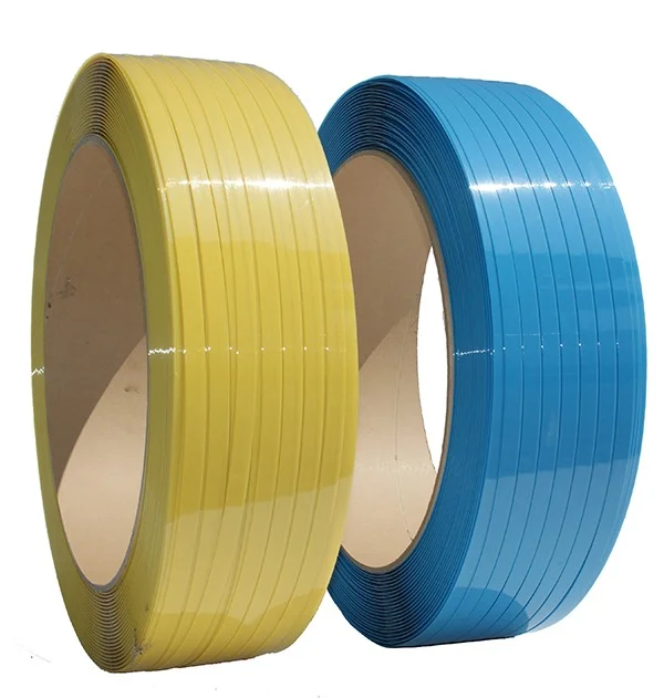工業級多色 PET 塑鋼帶 (透明 / 黃 / 藍 / 黑)