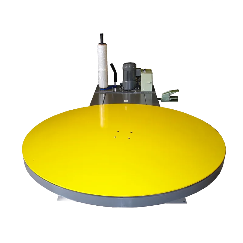 AP50 半自動轉盤簡易式膠膜棧包裝機