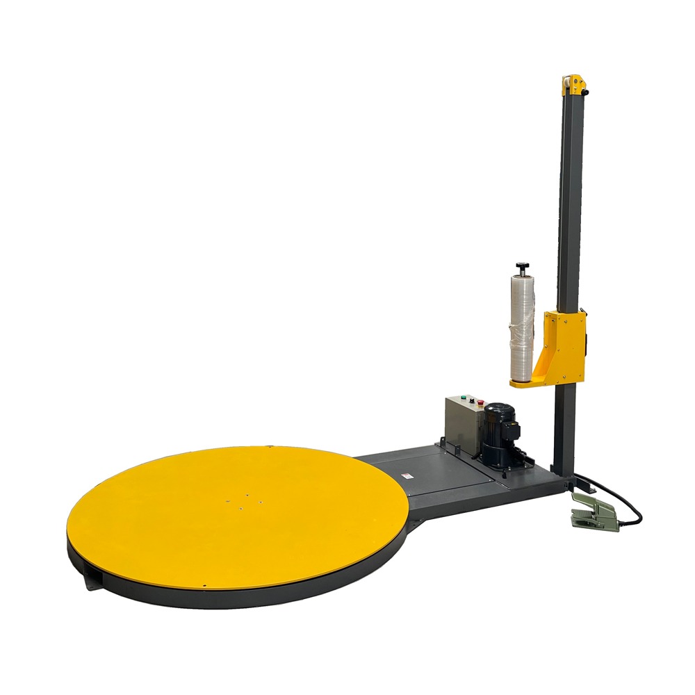 AP60 系列半自動簡易式膠膜棧板機